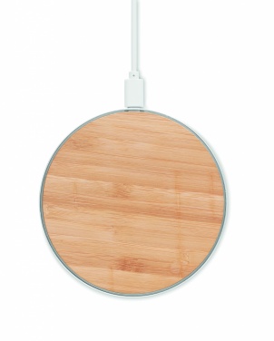 Logo trade mainoslahja kuva: Bambu langaton laturi 10W DESPAD
