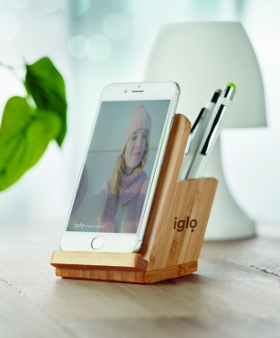 Logotrade liikelahja tuotekuva: Bambu langaton laturi 5W BAICOI