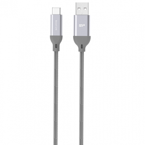 Logo trade mainoslahjat tuotekuva: Nailoninen tiedonsiirtokaapeli LK30 Type - C Quick Charge 3.0