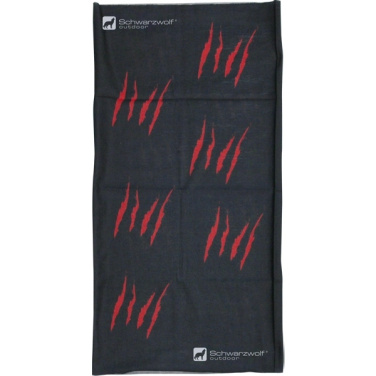 Logotrade mainoslahja tuotekuva: Monikäyttöinen huivi BANDANA Schwarzwolf