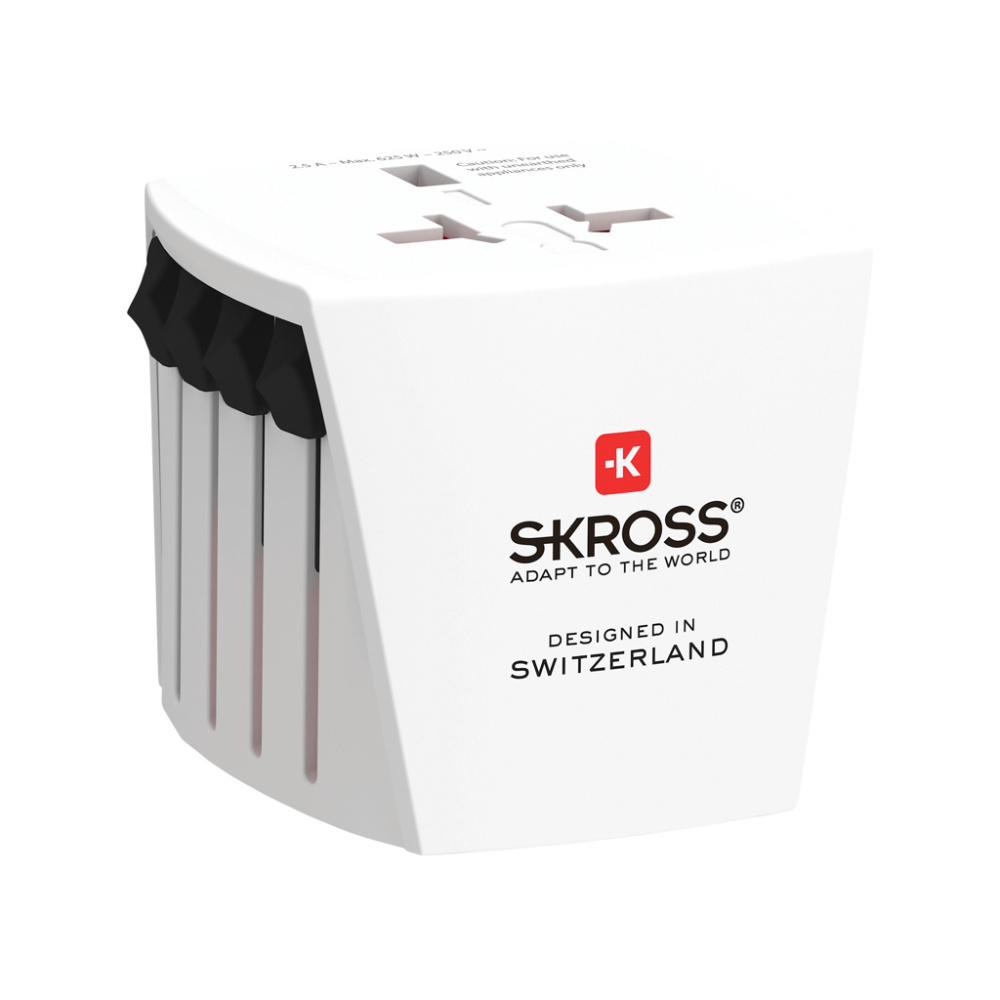 Logo trade mainoslahjat ja liikelahjat kuva: SKROSS World Travel matka-adapteri MUV Micro