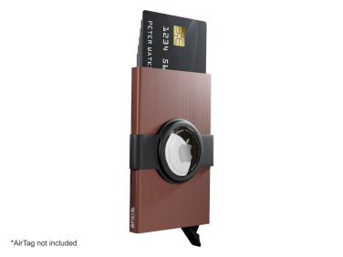 Logotrade mainostuote tuotekuva: RFID-luottokorttikotelo, jossa on pidike AirTagille 2163155