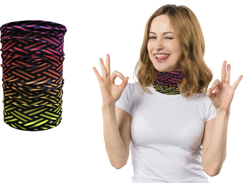 Logotrade mainoslahja ja liikelahja kuva: Putkihuivi sublimaatio huivi 145 g/m²