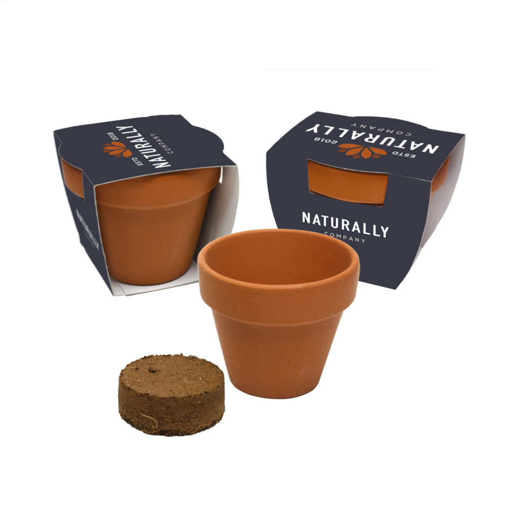 Logotrade liikelahja tuotekuva: Flowermix Terrakotta-kukansiemenet