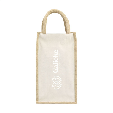 Logo trade mainostuotet tuotekuva: Juuttikangas Double Wine Bag