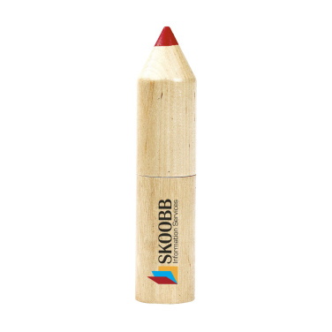 Logotrade mainoslahja tuotekuva: Värilliset ColourWoody-kynät
