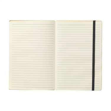 Logotrade mainostuote tuotekuva: Bamboo Journal Naked Spine Paper Notebook A5