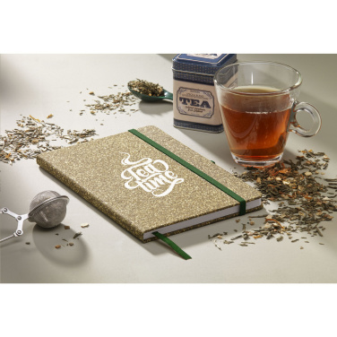 Logo trade liikelahjat mainoslahjat kuva: TeaGround korkkipaperi muistikirja A5