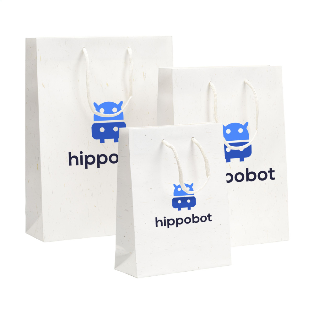 Logotrade liikelahja tuotekuva: Leaf It Bag kierrätetty olkikuiduilla (180 g/m²) M