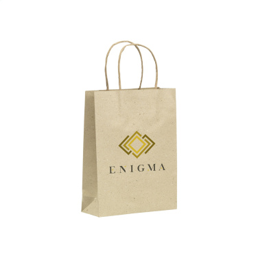 Logotrade liikelahjat kuva: Leaf It Bag kierrätettyä ruohopaperia (120 g/m²) M