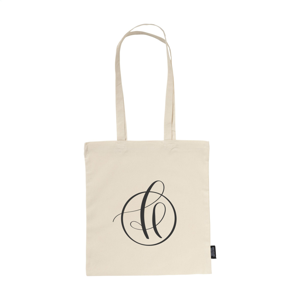 Logotrade mainoslahja ja liikelahja kuva: ShoppyBag GRS kierrätettyä puuvillaa (140 g/m²)