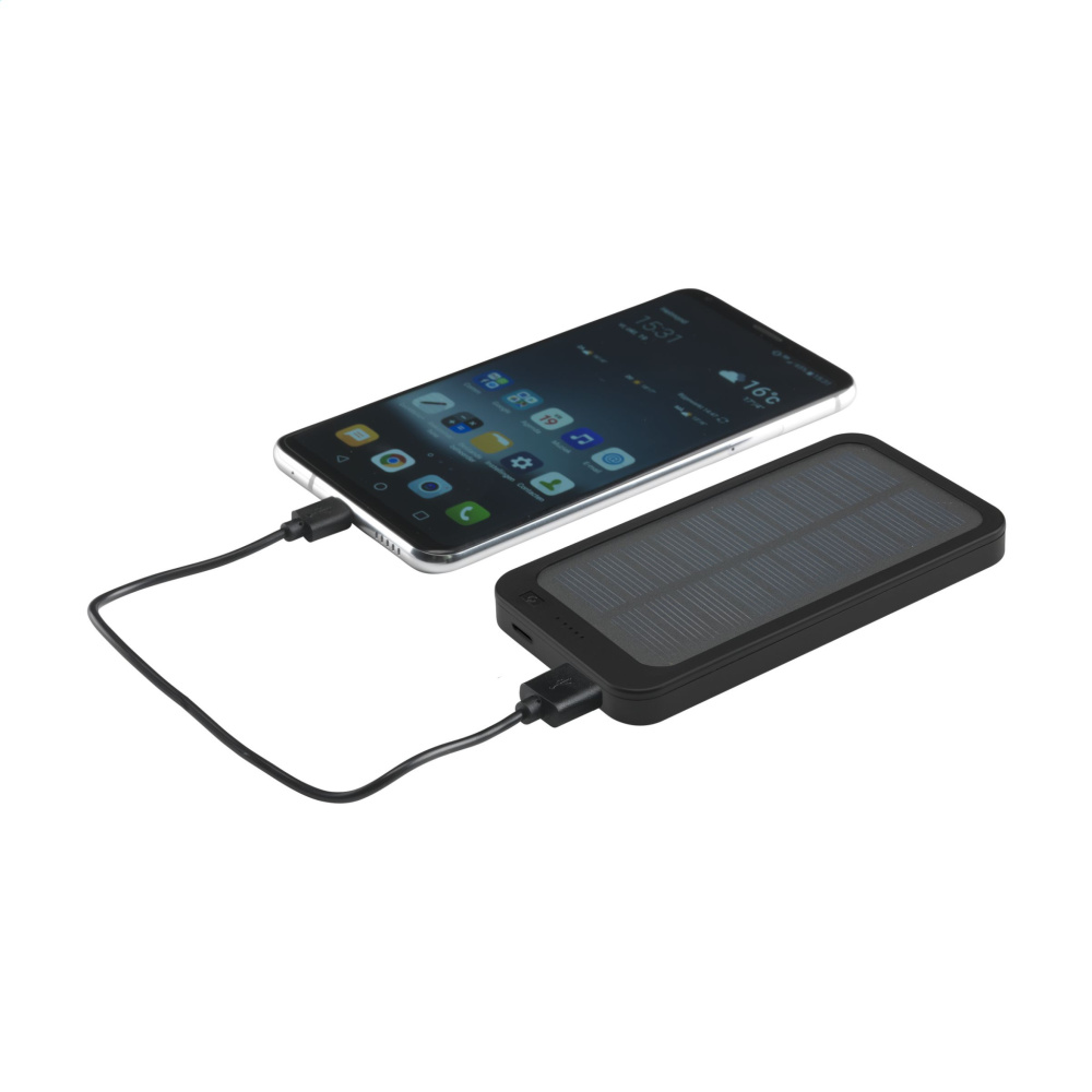 Logotrade liikelahja mainoslahja kuva: Solar RCS Powerbank 4000 virtalaturi