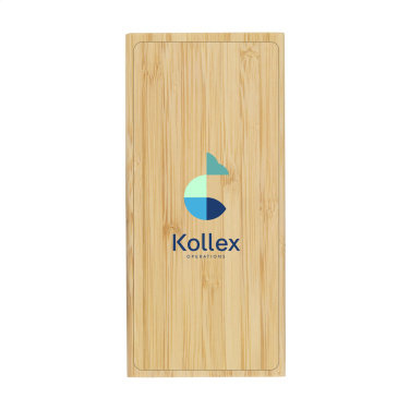 Logotrade mainoslahjat kuva: Bamboo 8000 Wireless Powerbank langaton laturi