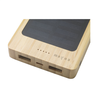 Logotrade mainoslahja ja liikelahja kuva: Solar Powerbank 8000+ langaton laturi