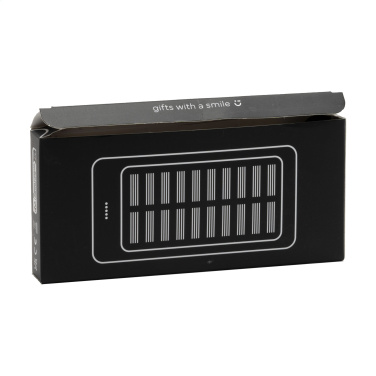 Logo trade mainoslahja ja liikelahja tuotekuva: Solar Powerbank 8000+ langaton laturi