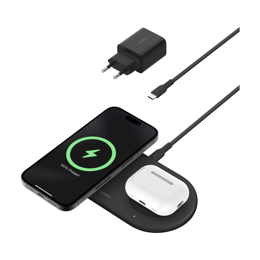 Logotrade liikelahja tuotekuva: Belkin BoostCharge Pro 2-in-1 -tyyny