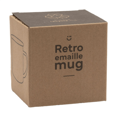 Logotrade mainostuote tuotekuva: Retro emalimuki 350 ml