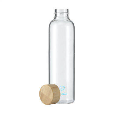 Logo trade mainoslahjat tuotekuva: Senga Glass Bamboo 500 ml juomapullo