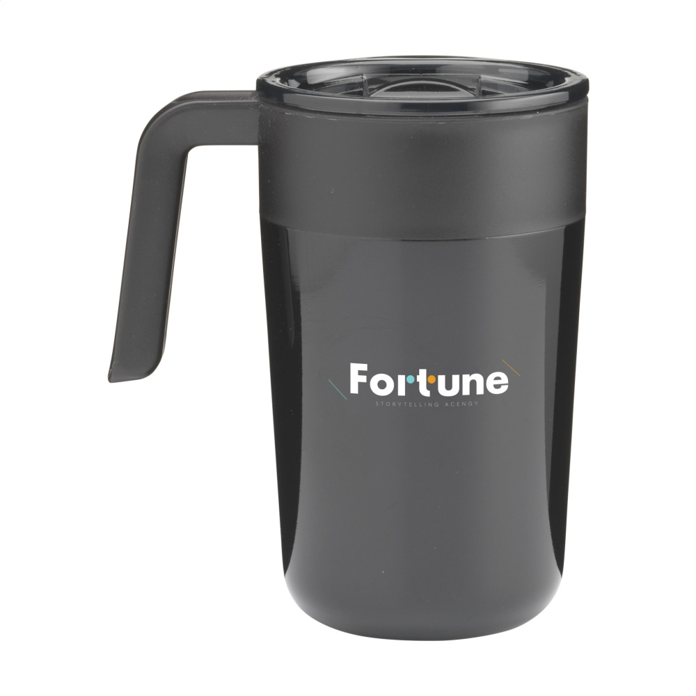 Logo trade liikelahjat tuotekuva: Fika RCS Recycled Steel Cup 400 ml lämpökuppi