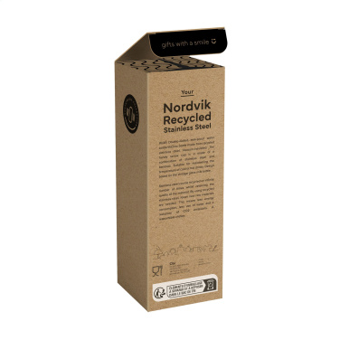 Logo trade liikelahja mainoslahja tuotekuva: Nordvik RCS Recycled Steel 500 ml juomapullo