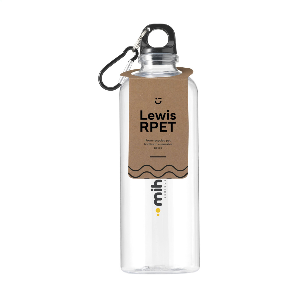 Logotrade mainoslahja ja liikelahja kuva: Lewis GRS RPET Bottle 630 ml vesipullo