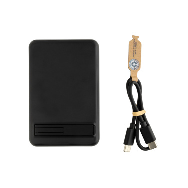 Logotrade liikelahjat kuva: Zen RCS 5000 mah 5W magneettinen bambu virtalähde