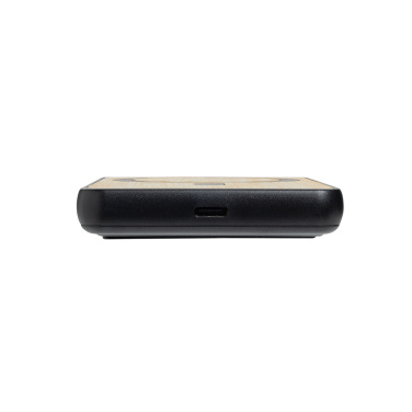 Logo trade mainoslahjat tuotekuva: Zen RCS 5000 mah 5W magneettinen bambu virtalähde