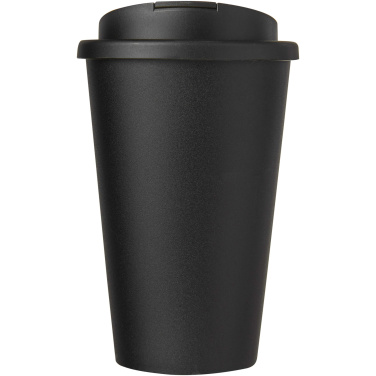 Logo trade mainostuote kuva: Americano® Eco 350 ml kierrätysmuki läikkymättömällä kannella