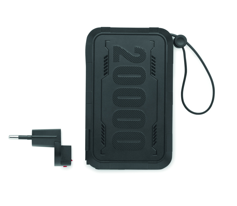 Logotrade mainostuote tuotekuva: Varavirtalähde 20000 mAh ABS