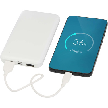 Logo trade liikelahja kuva: Intan 10 000 mAh:n ja 10 W:n varavirtalähde kierrätetystä muovista