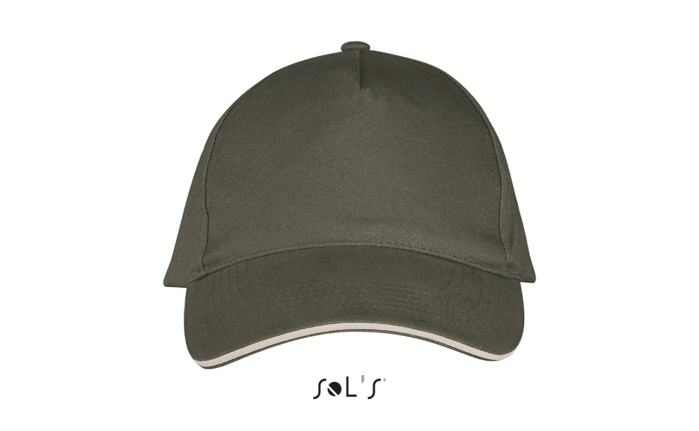 Logotrade mainoslahja tuotekuva: LONG BEACH FIVE PANEL CAP