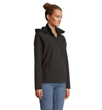 Logo trade mainoslahja ja liikelahja tuotekuva: RACE WOMEN HOODED JACKET