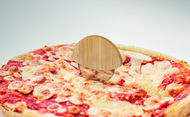 Logo trade mainostuotet tuotekuva: Pizzaleikkuri bambu