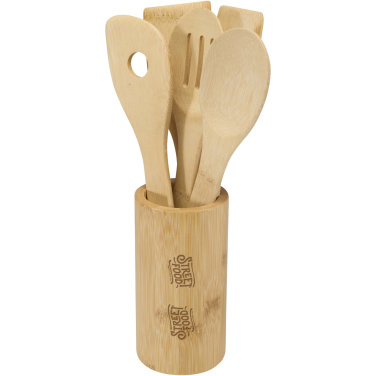 Logo trade mainostuotet tuotekuva: Tala bambuinen keittiövälinesetti