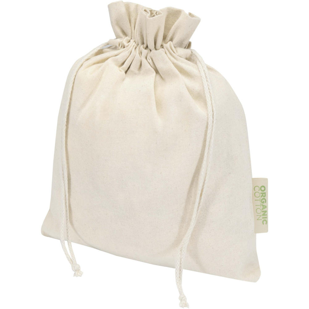 Logotrade mainoslahjat ja liikelahjat tuotekuva: Odisha 140 g/m²:n OCS-sertifioitu lahjapussi – 30 x 25 cm