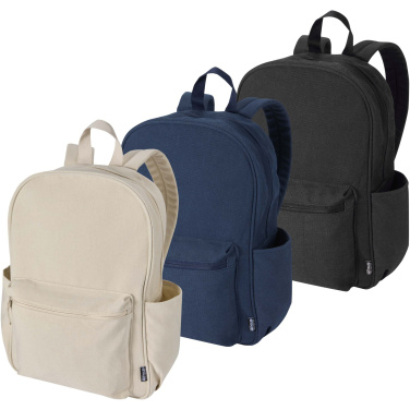 Logotrade liikelahja tuotekuva: Recanvas 15,6" GRS-kierrätetty kaupunkireppu, 16 L