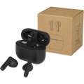 Altais kierrätysmuovista valmistetut True Wireless Bluetooth® -kuulokkeet, Musta
