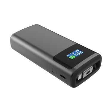 Logotrade mainoslahja tuotekuva: Quantum RCS PD45W nopea 10 000 mAh -varavirtalähde näytöllä