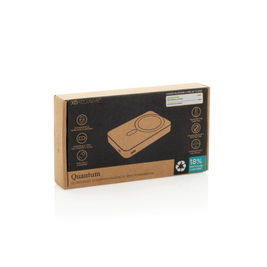 Logotrade mainostuotet kuva: Quantum ultra-nopea 10 000 mAh magneettinen 25 W powerbank.