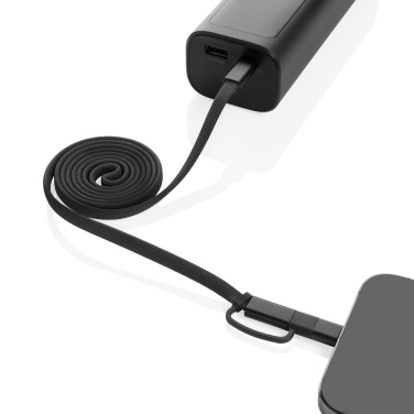 Logo trade mainoslahjat tuotekuva: Arc RCS-kierrätetty 60 W 2-in-1 magneettinen kaapeli