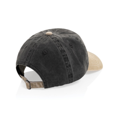 Logotrade mainoslahjat ja liikelahjat tuotekuva: BEAU AWARE™ -puuvillatwill-lippalakki, 6-osainen, 270 g/m²