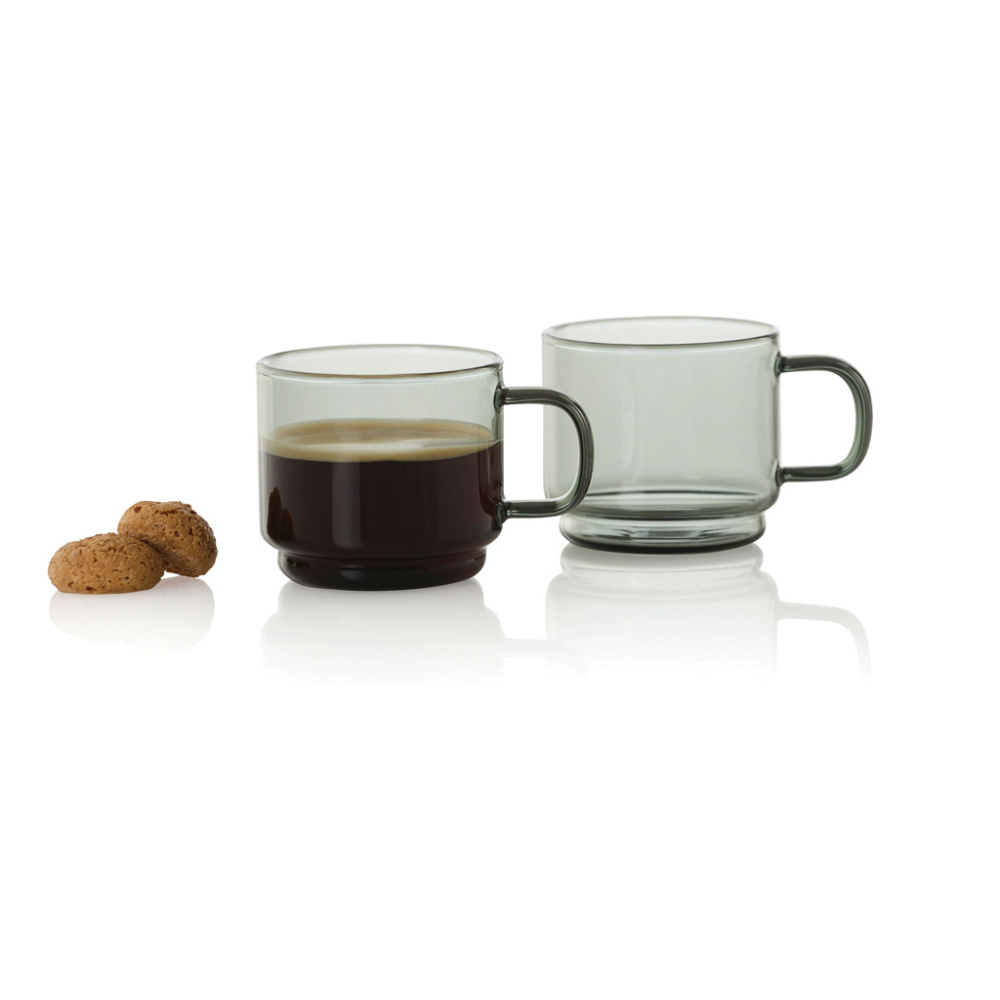 Logotrade liikelahjat mainoslahjat tuotekuva: AdHoc Impact -espressokupit 70 ml, 2 kpl:n sarja