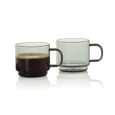 Logotrade mainoslahja tuotekuva: AdHoc Impact -espressokupit 70 ml, 2 kpl:n sarja