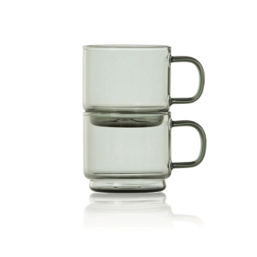 Logo trade mainostuote kuva: AdHoc Impact -espressokupit 70 ml, 2 kpl:n sarja