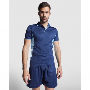 Logotrade dovana nuotrauka: Montmelo unisex sportinis polo trumpomis rankovėmis