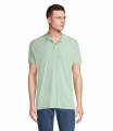 PLANET MEN Polo 170g, Šaldyta žalia