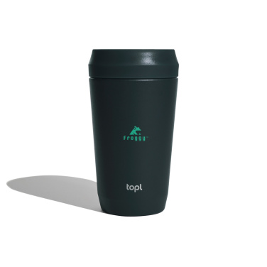 Logotrade verslo dovanos nuotrauka: Patentuotas „Topl“ perdirbto plieno „To Go“ 354 ml