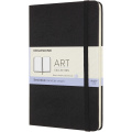 „Moleskine“ vidutinio dydžio eskizų knygelė, Vientisa juoda