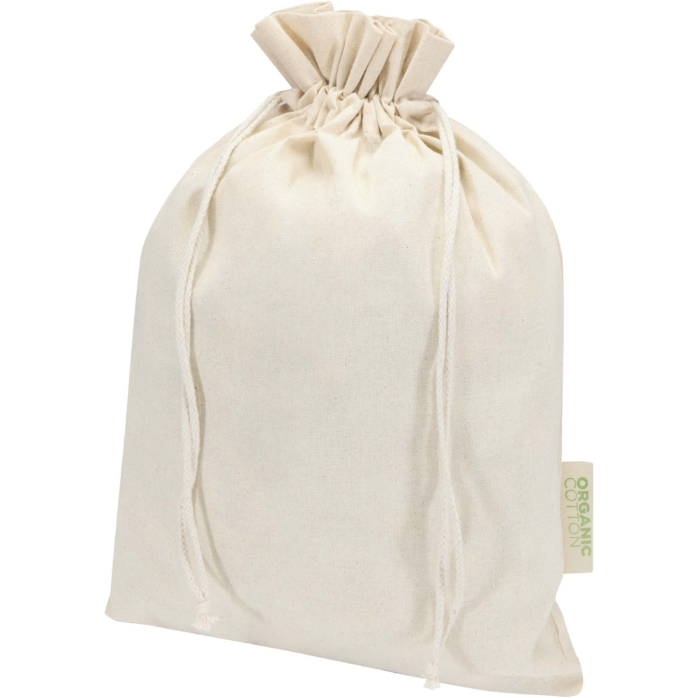 Logotrade reklaminiai produktai nuotrauka: Odisha 140 g/m² OCS ekologiškas dovanų maišelis - 42 x 30 cm