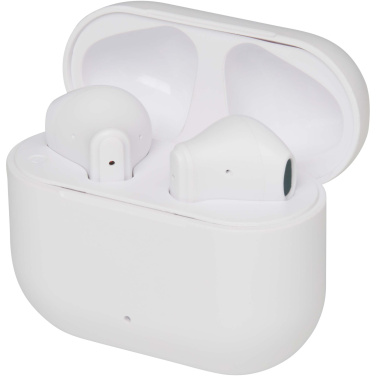 Logotrade reklaminiai produktai nuotrauka: „Altais“ perdirbto plastiko belaidės „Bluetooth®“ ausinės